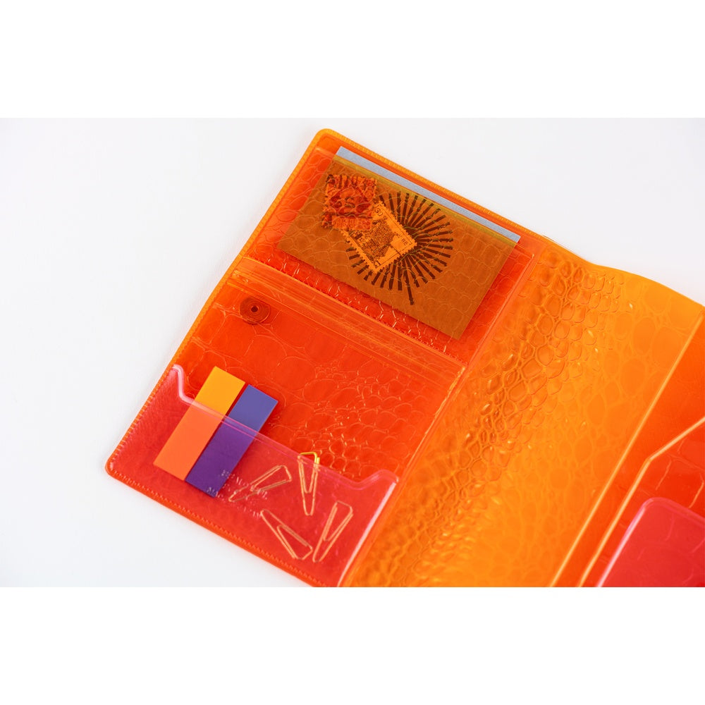 Hobonichi Techo A6 Original Planner Cover - beautiful people: Nothing to Hide Orange