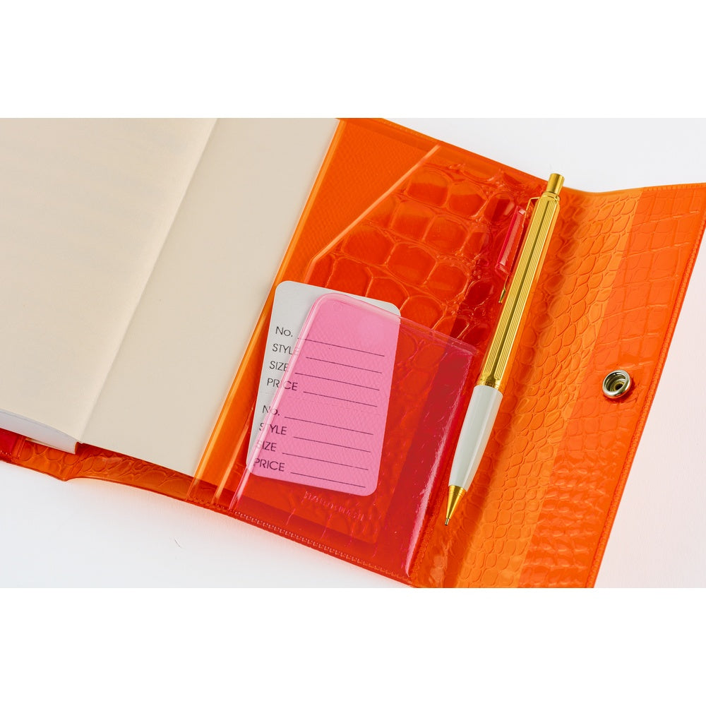 Hobonichi Techo A6 Original Planner Cover - beautiful people: Nothing to Hide Orange