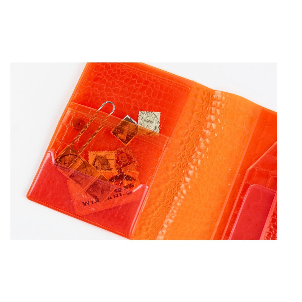 Hobonichi Techo A6 Original Planner Cover - beautiful people: Nothing to Hide Orange