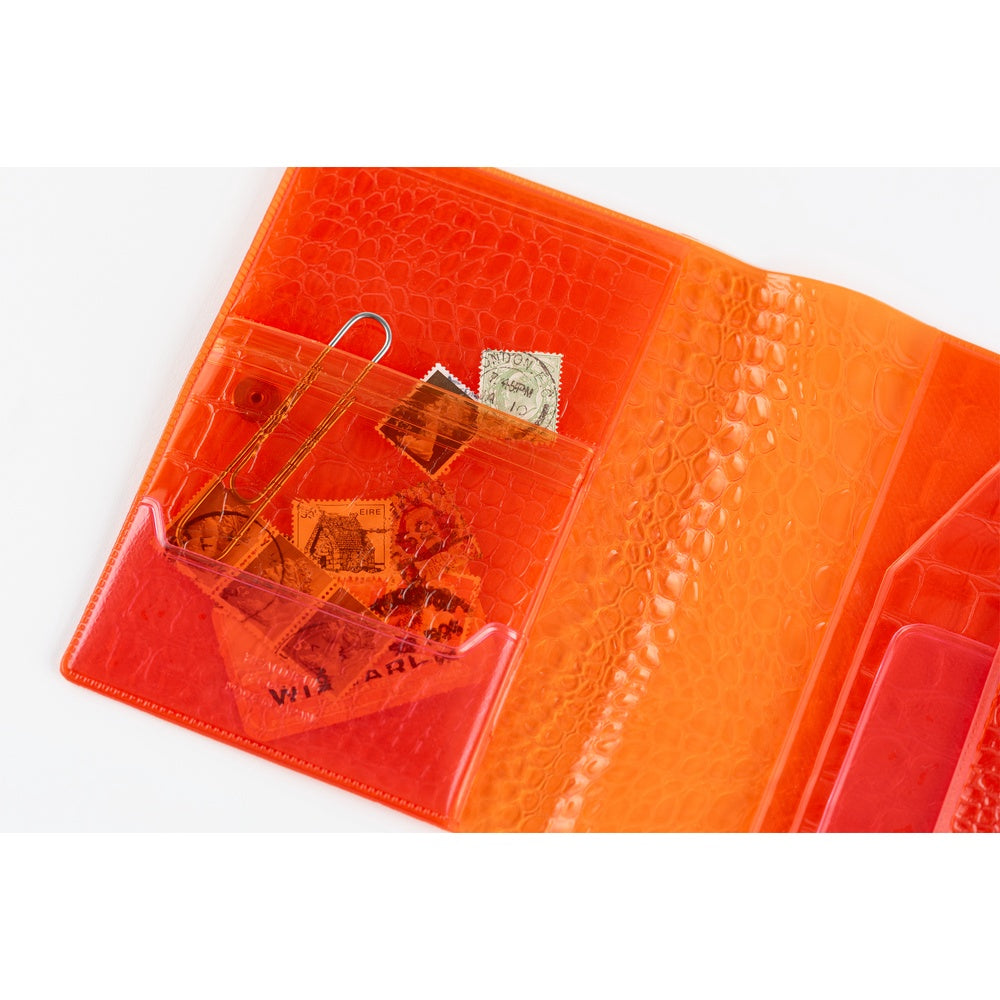 Hobonichi Techo A6 Original Planner Cover - beautiful people: Nothing to Hide Orange