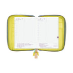Hobonichi Techo A6 Original Planner Cover - minä perhonen: pomppia (Light Blue)