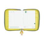 Hobonichi Techo A6 Original Planner Cover - minä perhonen: pomppia (Light Blue)