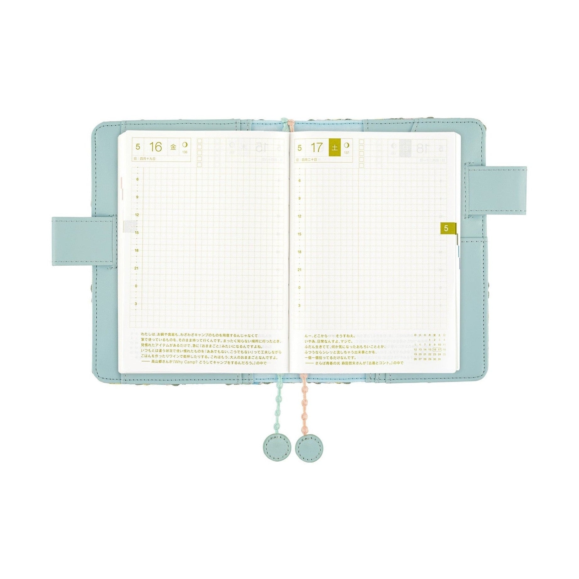 Hobonichi Techo A6 Original Planner Cover - minä perhonen: jellybeans + tambourine