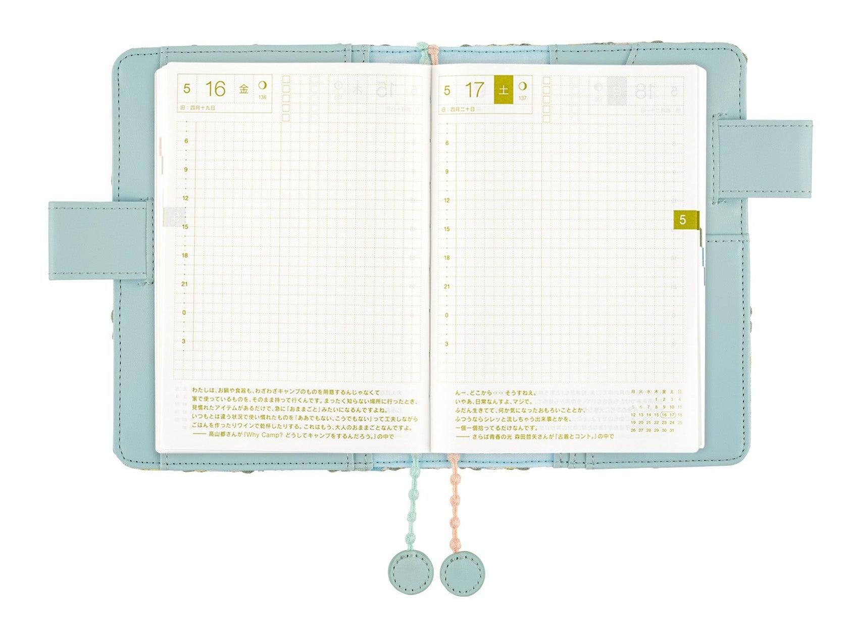 Hobonichi Techo A6 Original Planner Cover - minä perhonen: jellybeans + tambourine