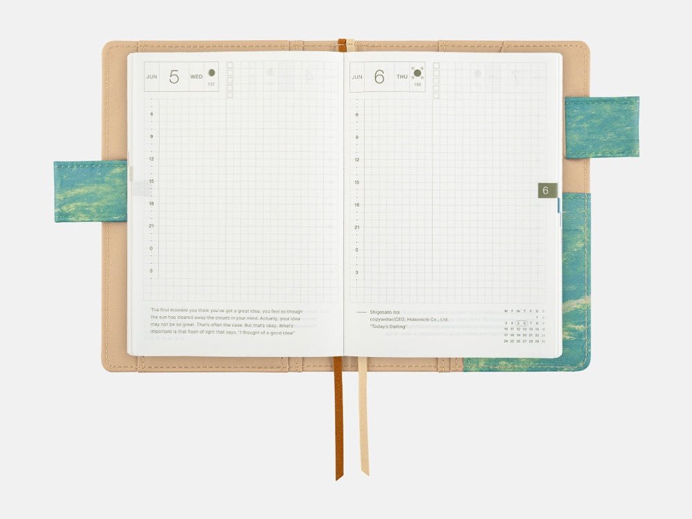 Hobonichi Techo A6 Original Planner Keiko Shibata: Bread floating in the wind Cover Only