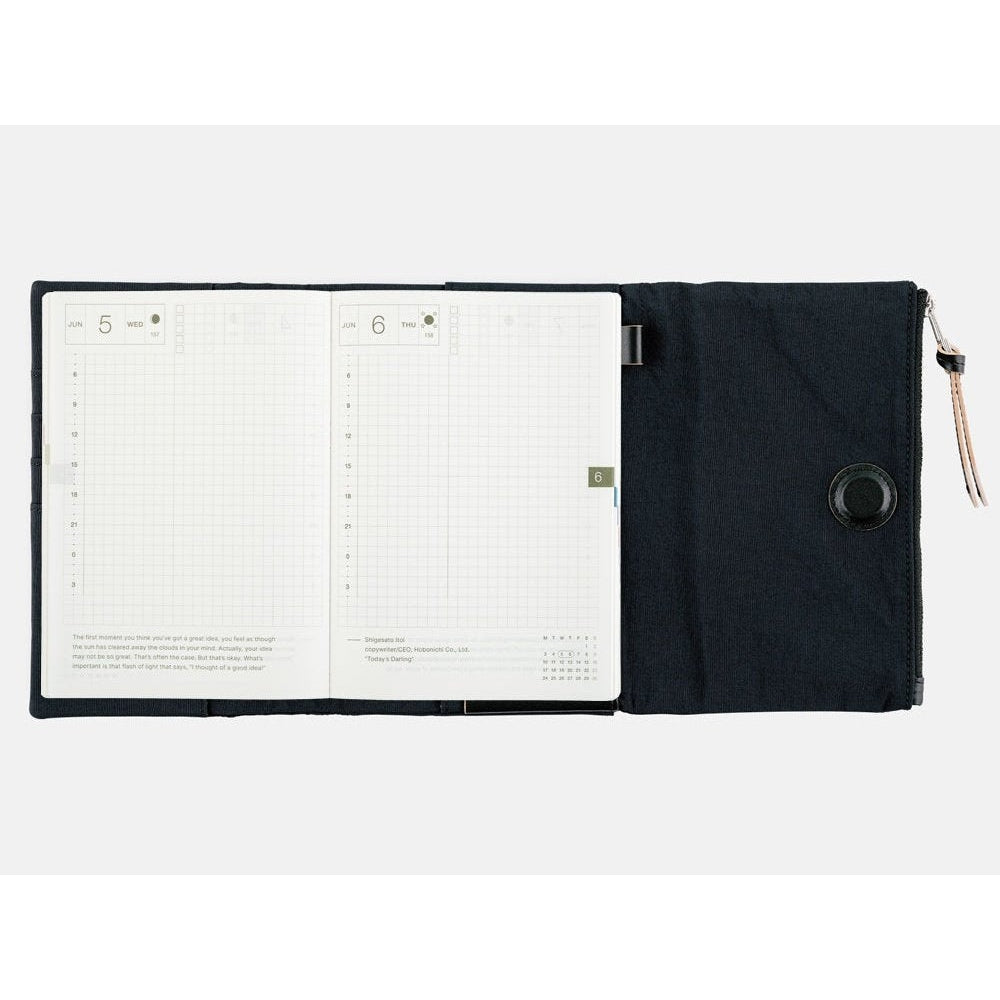 Hobonichi Techo A6 Original Planner Tragen Black Cover Only