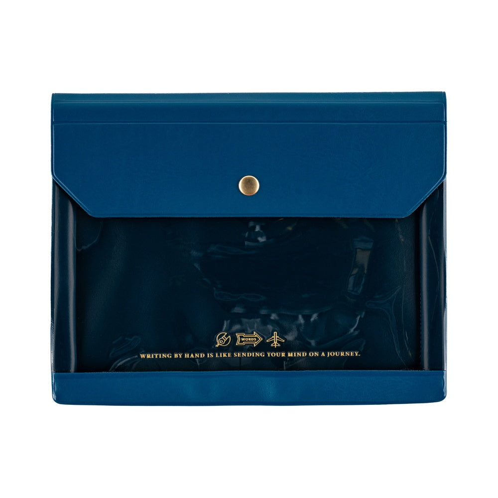 Hobonichi Techo Alettone: Document Case for A6 Size Navy