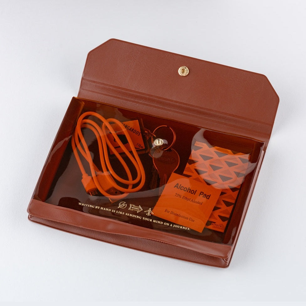 Hobonichi Techo Alettone: Document Case for A6 Size Brown
