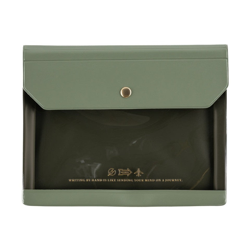 Hobonichi Techo Alettone: Document Case for A6 Size Olive