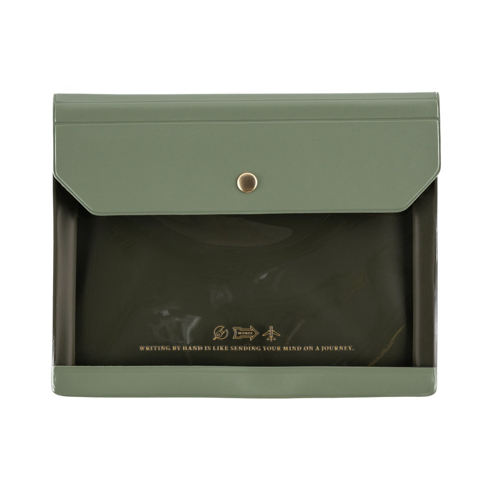Hobonichi Techo Alettone: Document Case for A6 Size Olive