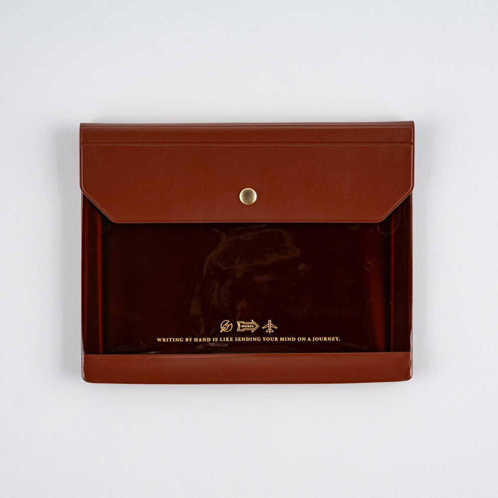 Hobonichi Techo Alettone: Document Case for A6 Size Brown