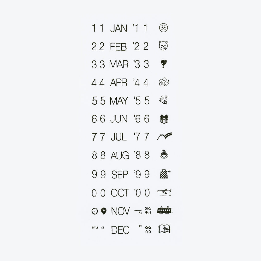 Hobonichi Techo Collect & Collage: Daily Memories - Rotating Stamp