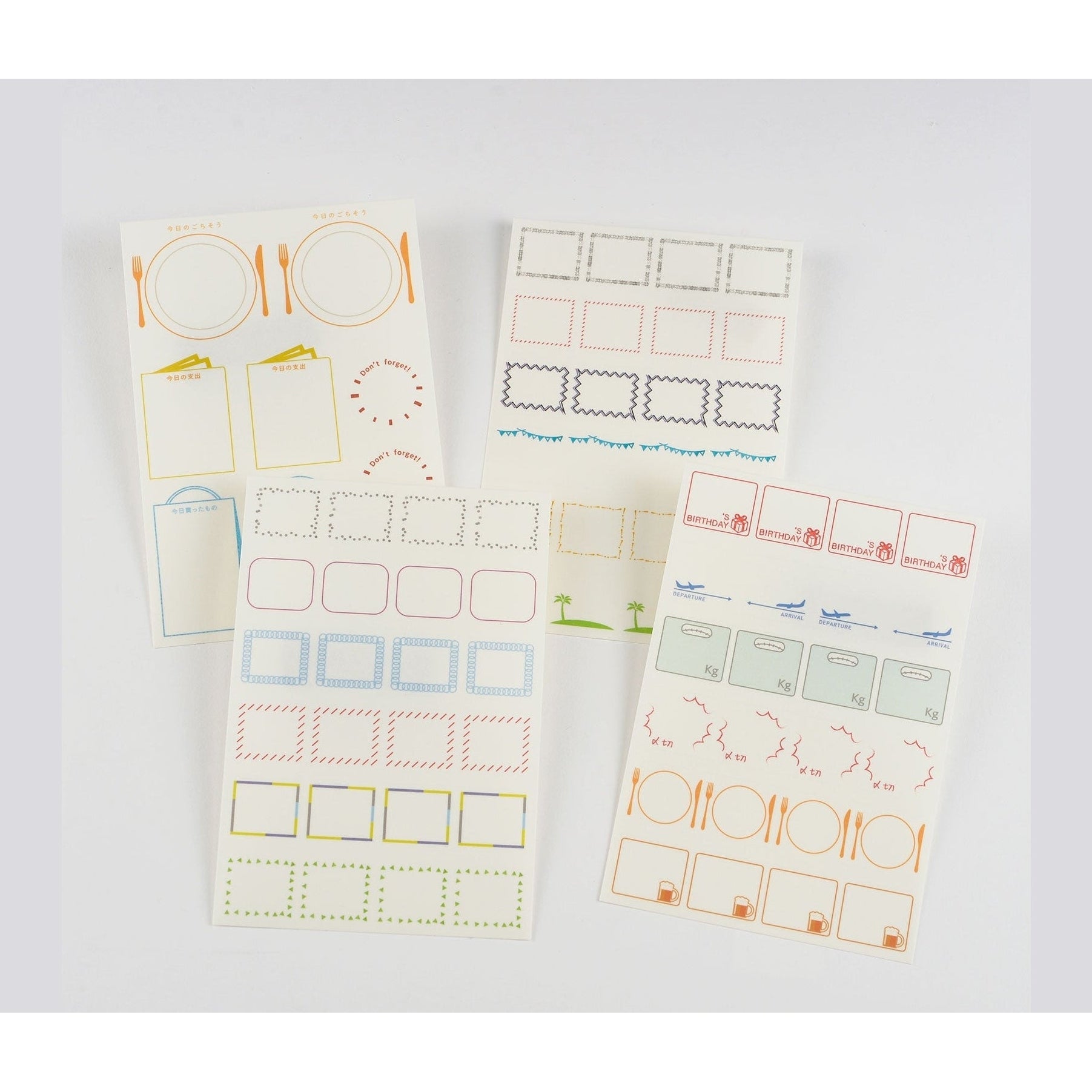 Hobonichi Techo Frame Stickers