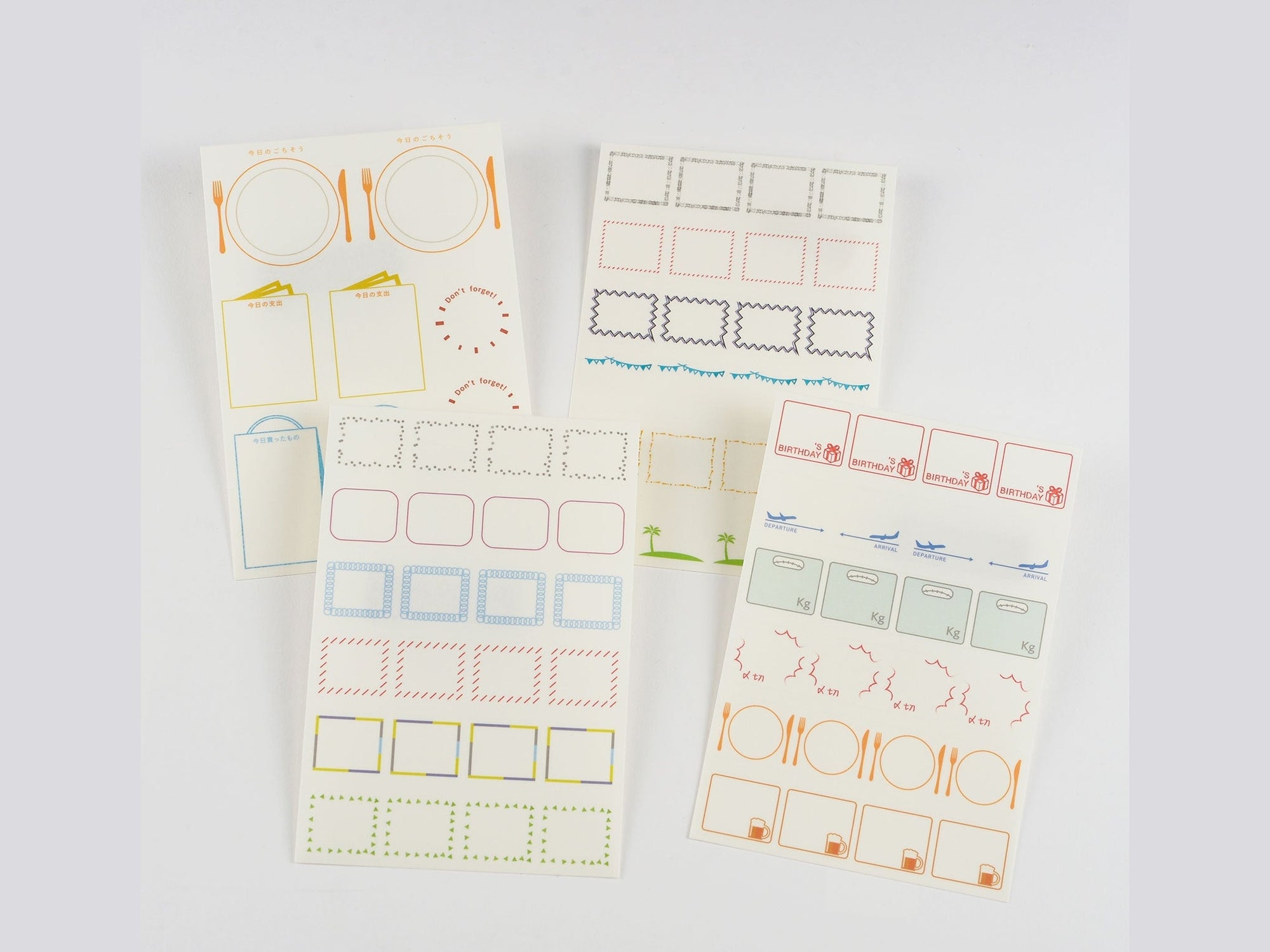 Hobonichi Techo Frame Stickers