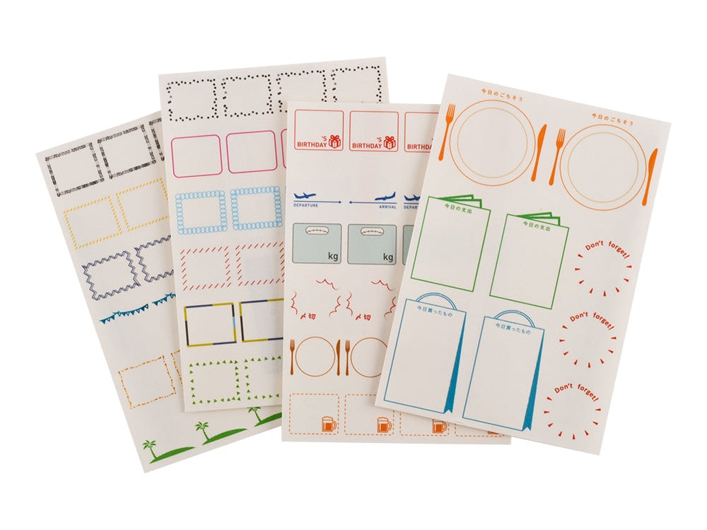 Hobonichi Techo Frame Stickers