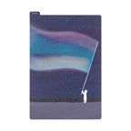 Hobonichi Aurora Duty polar bear pencil board for A6 notebook with starry sky and TODAY tab