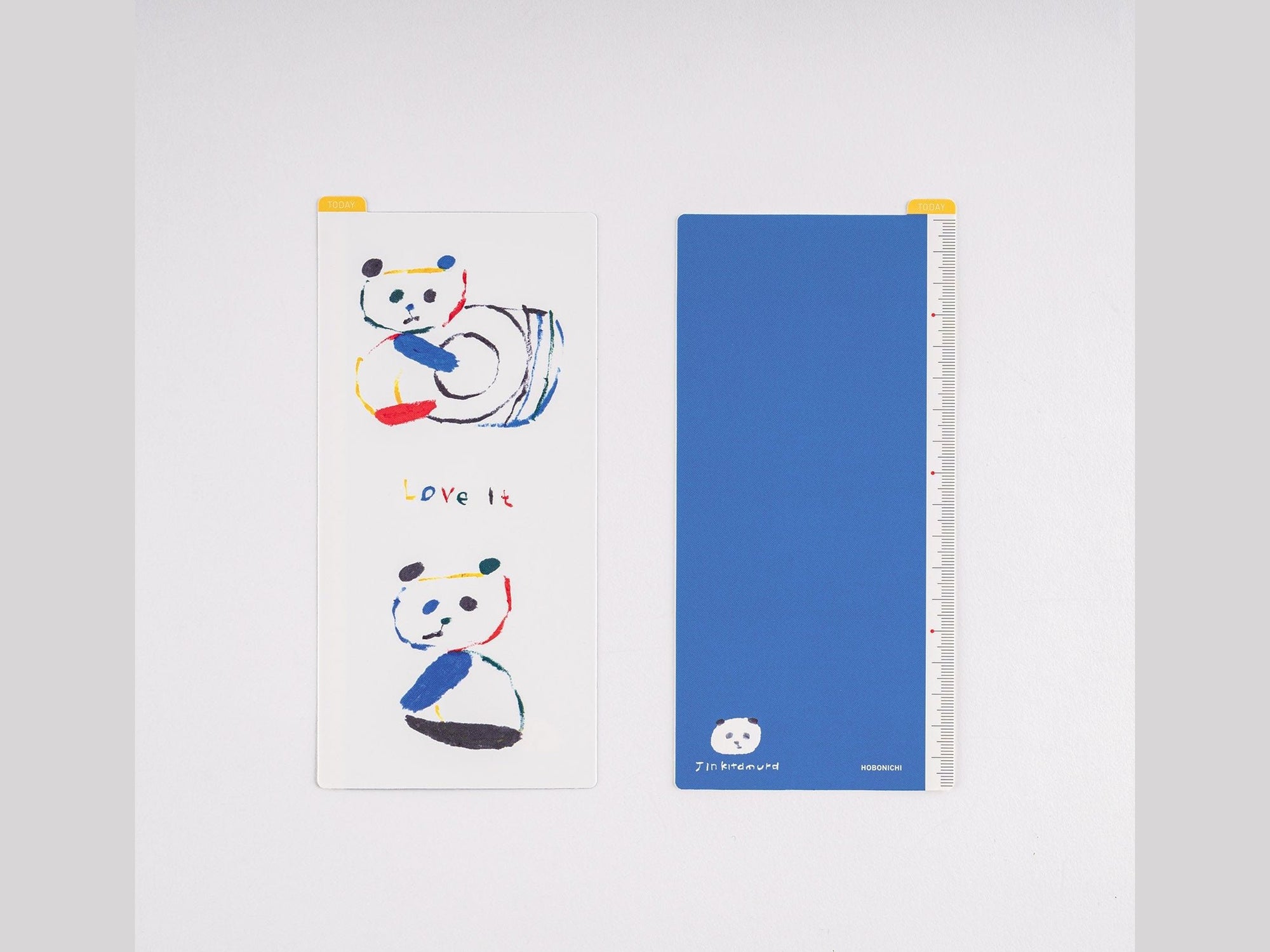 Hobonichi Techo Jin Kitamura: Hobonichi Pencil Board for Weeks (Love it (Panda))