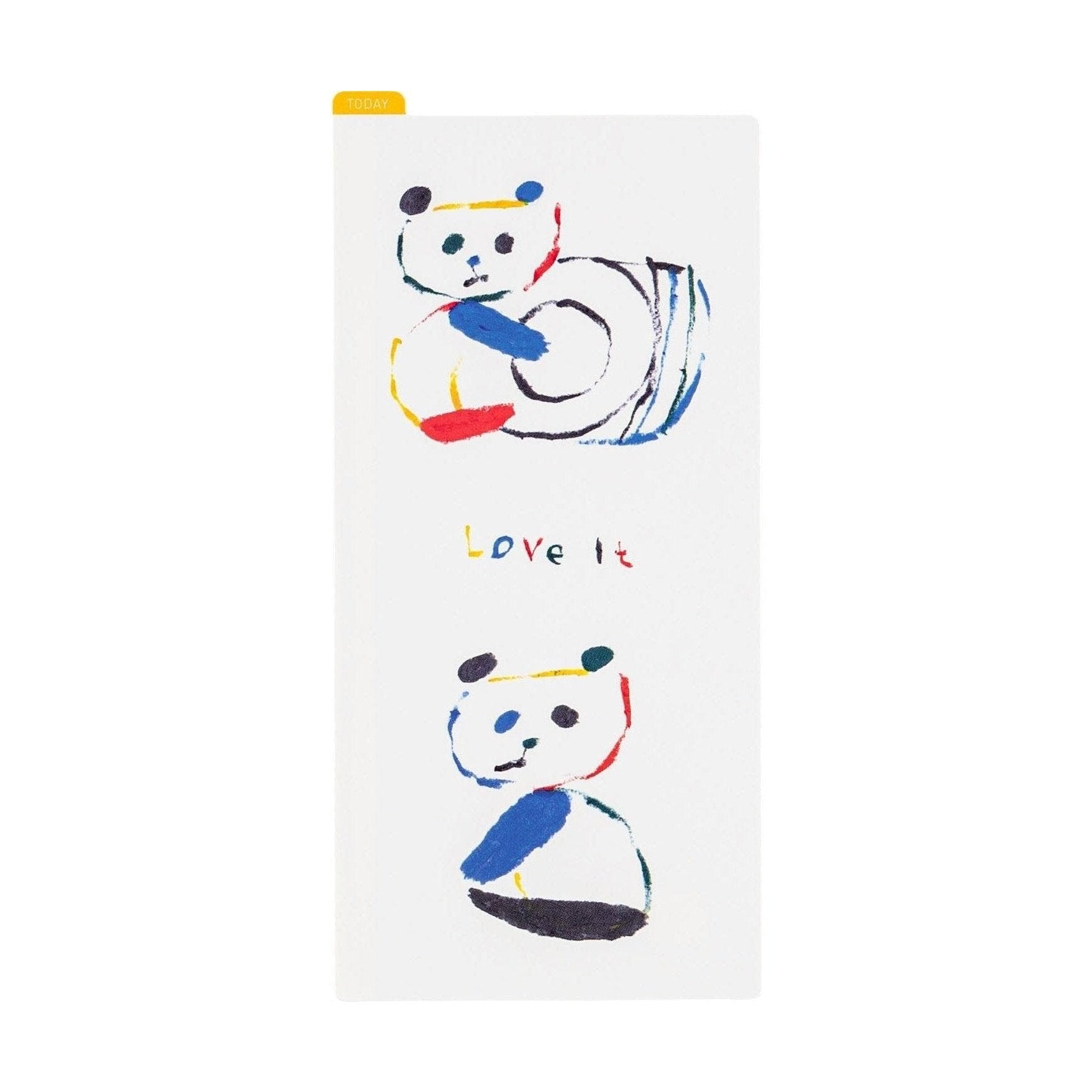 Hobonichi Techo Jin Kitamura: Hobonichi Pencil Board for Weeks Love it Panda