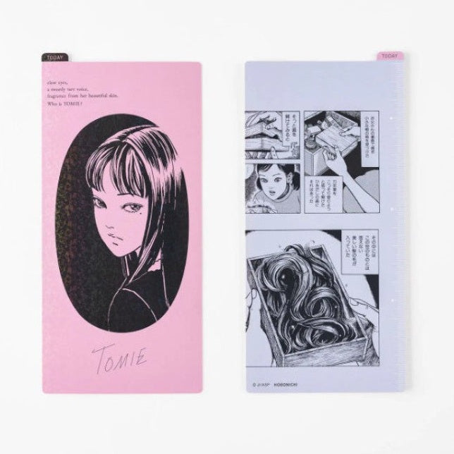 Hobonichi Techo Junji Ito: Hobonichi Pencil Board for Weeks Tomie - Pink