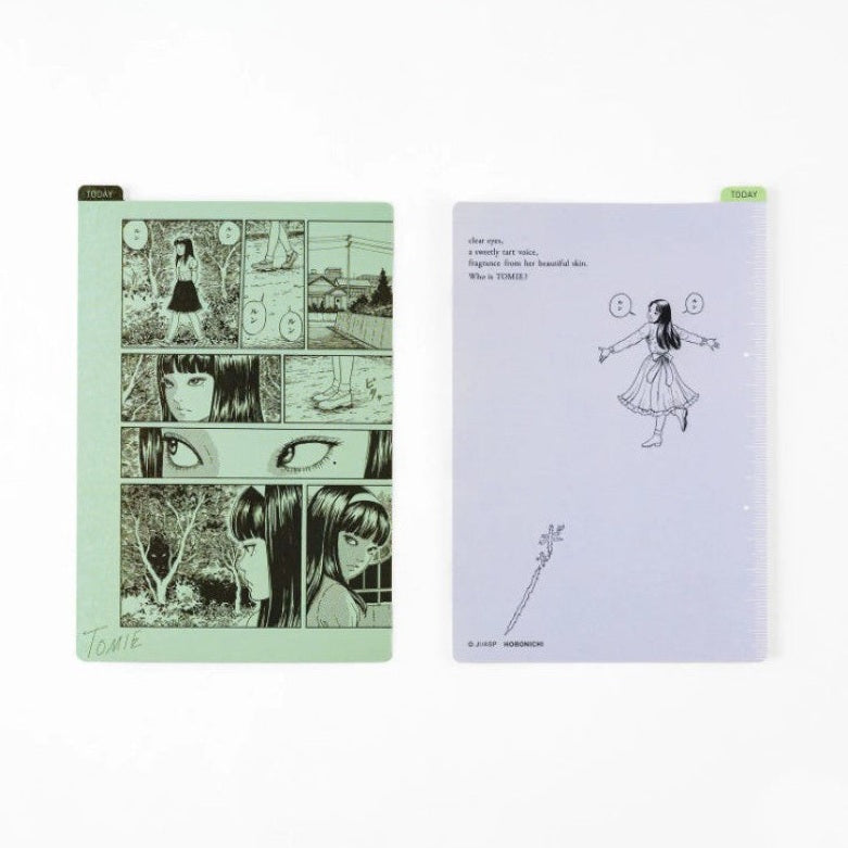 Hobonichi Techo Junji Ito: Hobonichi Pencil Board for A6 Size Tomie - Green