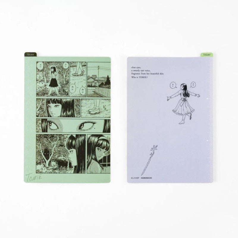 Hobonichi Techo Junji Ito: Hobonichi Pencil Board for A6 Size Tomie - Green
