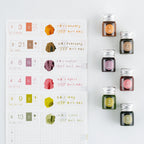 Hobonichi Techo Kakimori x TSUKI no IRO: Mini Ink Bottle Set (Jan-Jun)