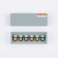 Hobonichi Techo Kakimori x TSUKI no IRO grey packaging box with six colored inks