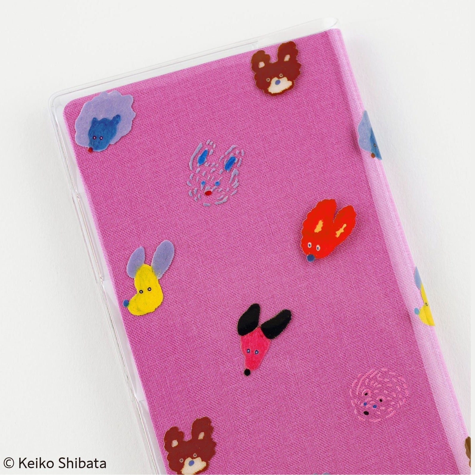 Hobonichi Techo Keiko Shibata: Clear Cover for Weeks Dog Ears Fluttering in the Wind