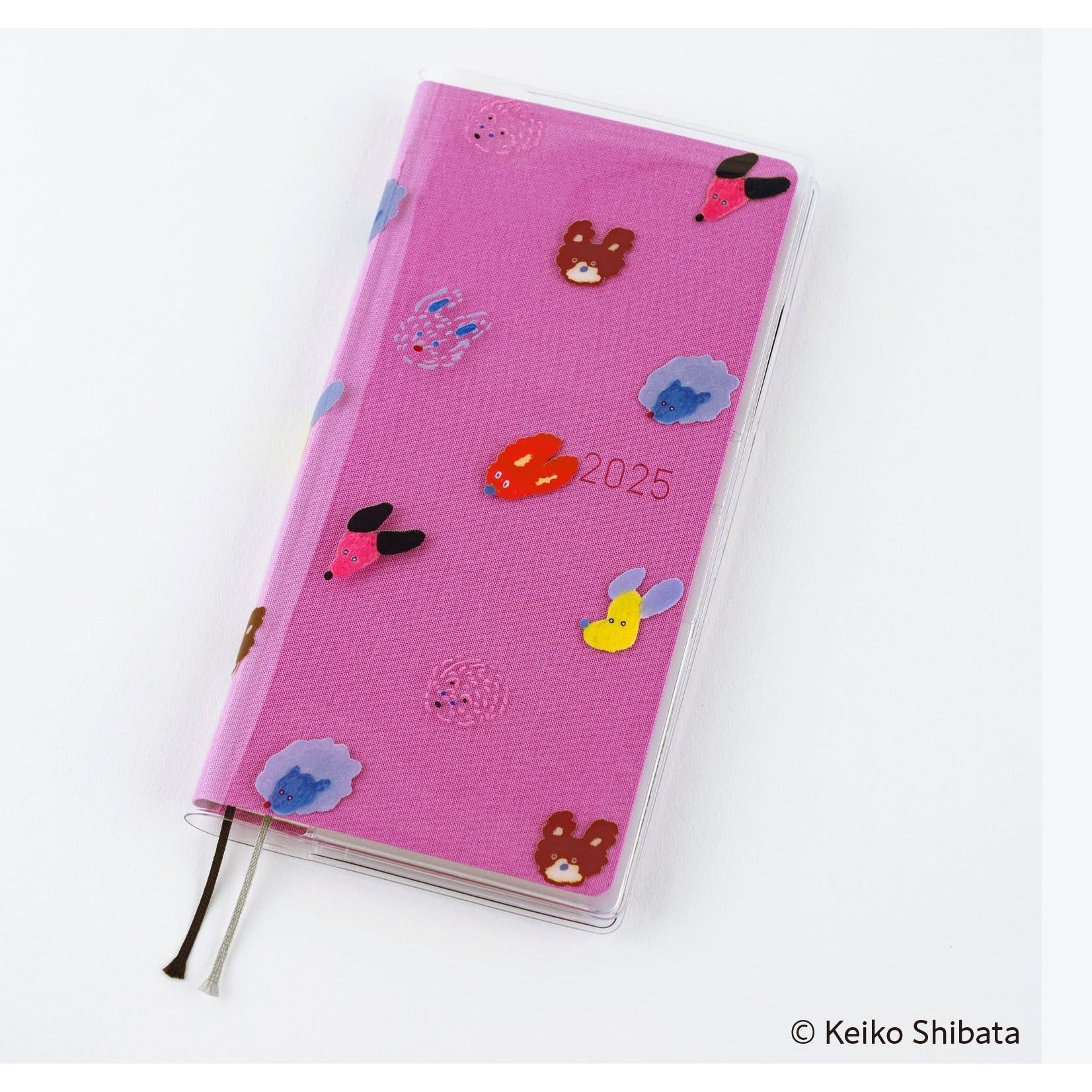 Hobonichi Techo Keiko Shibata: Clear Cover for Weeks Dog Ears Fluttering in the Wind