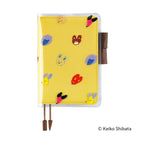 Hobonichi Techo A6 cover with Keiko Shibata dog illustration clear PVC protector