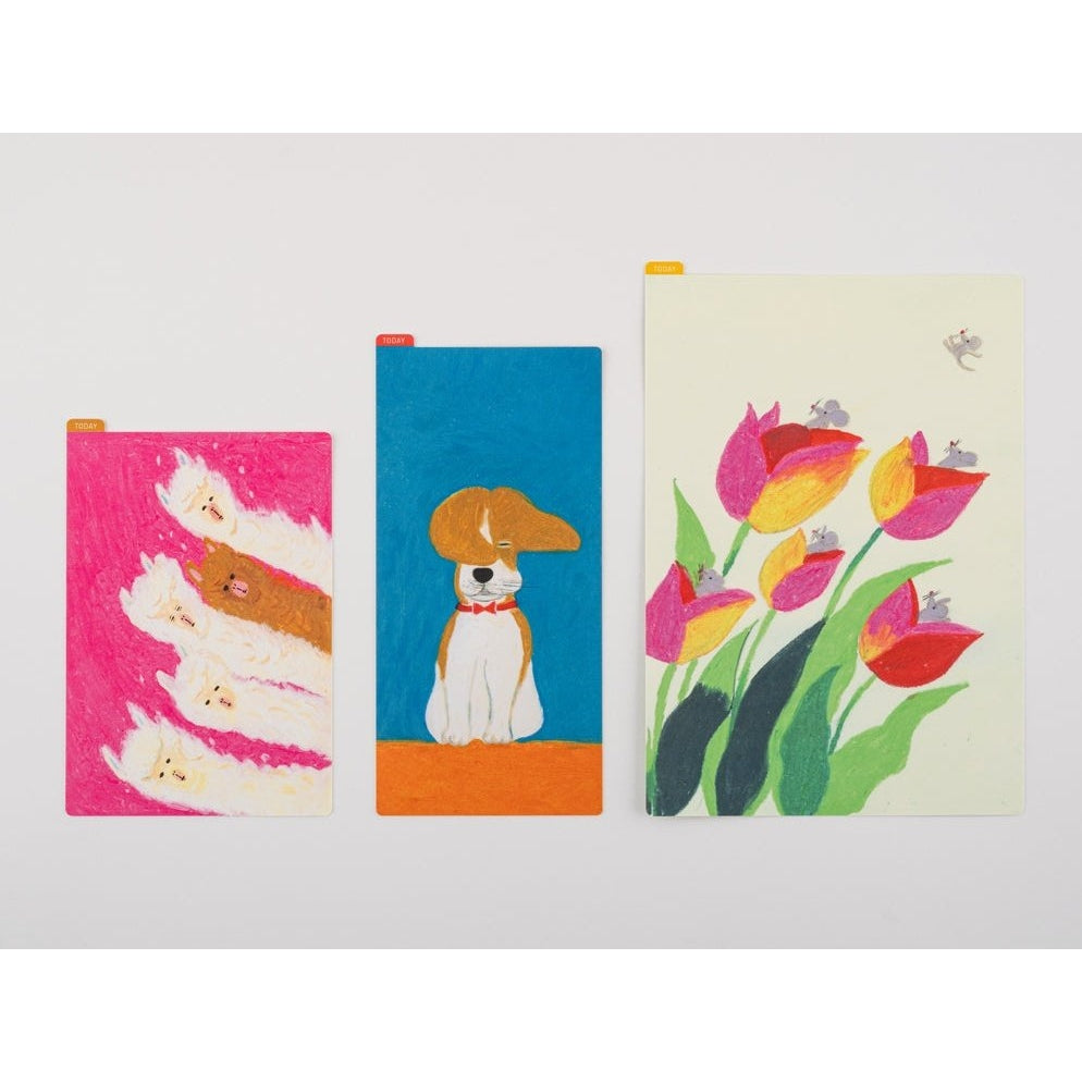 Hobonichi Techo Keiko Shibata: Hobonichi Pencil Board for A6 Size Upwind alpacas