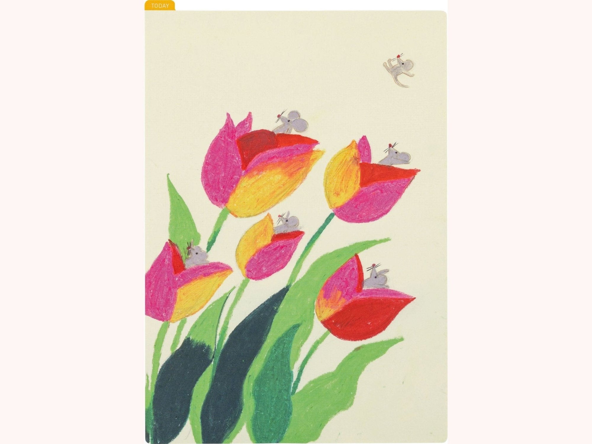 Hobonichi Techo Keiko Shibata: Hobonichi Pencil Board for A5 Size (Swaying tulips)