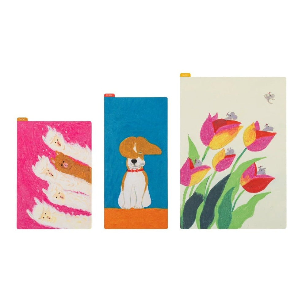 Hobonichi Techo Keiko Shibata: Hobonichi Pencil Board for A5 Size Swaying tulips