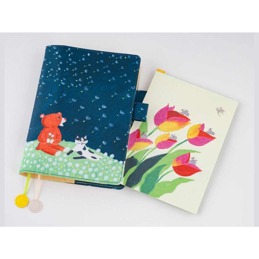 Hobonichi Techo Keiko Shibata: Hobonichi Pencil Board for A5 Size Swaying tulips