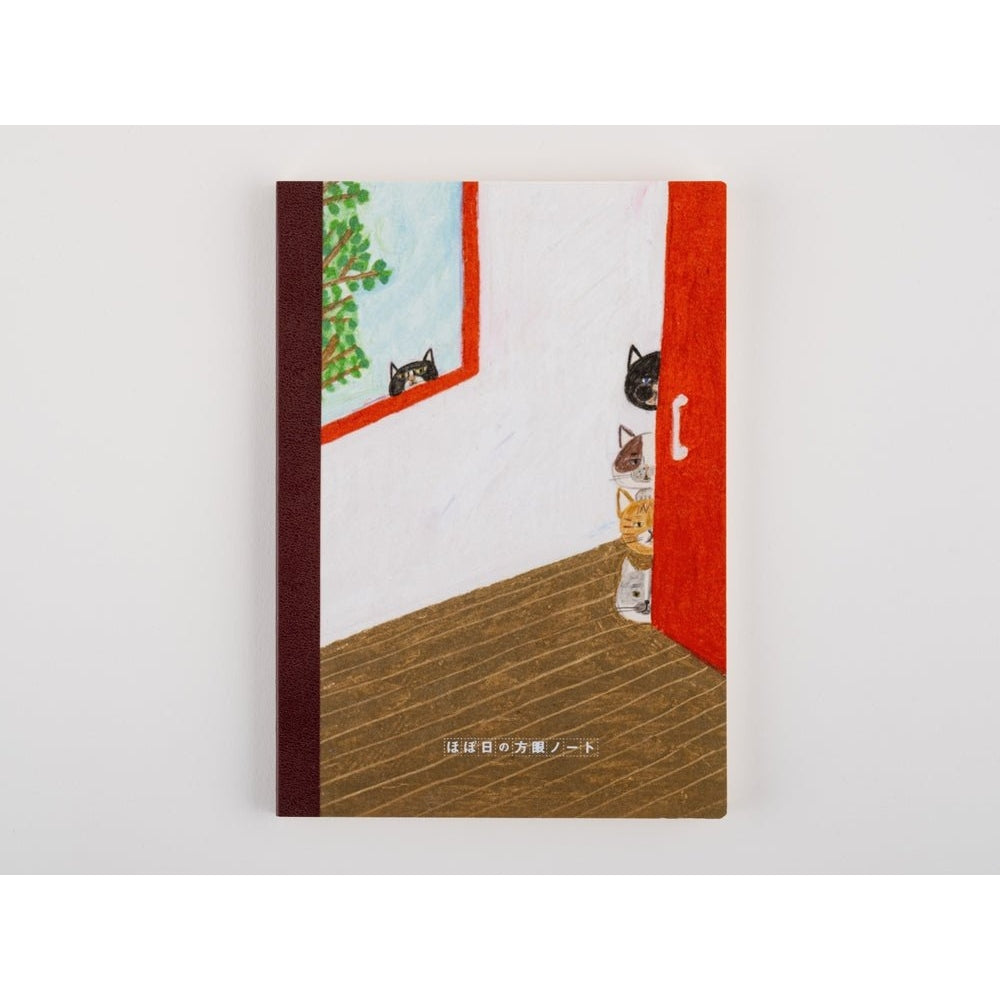Hobonichi Techo Keiko Shibata A5 plain notebook with cat illustration cover