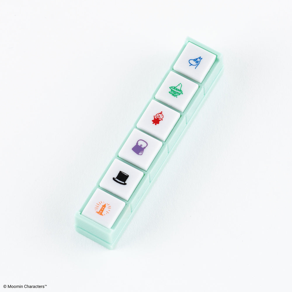 Hobonichi Techo Kodomo no Kao x Hobonichi: Pochitto6 Push-Button Stamp (Moomin)
