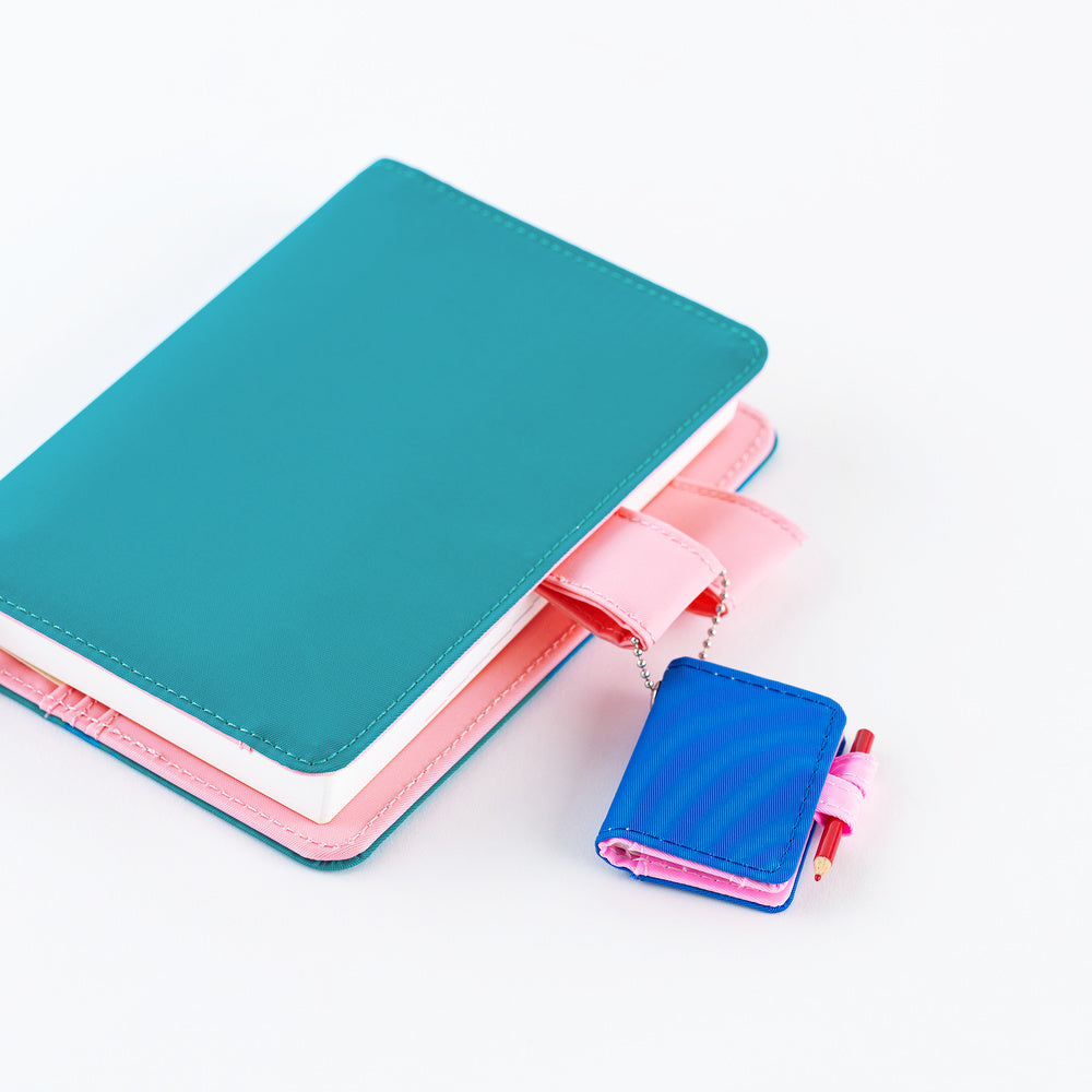 Hobonichi Techo Mini Keychain (Blue x Pink)