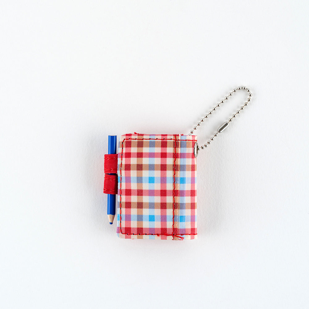 Hobonichi Techo Mini Keychain (Bright Plaid)