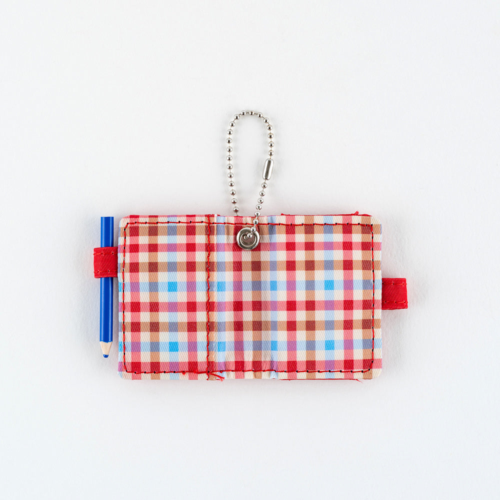 Hobonichi Techo Mini Keychain (Bright Plaid)