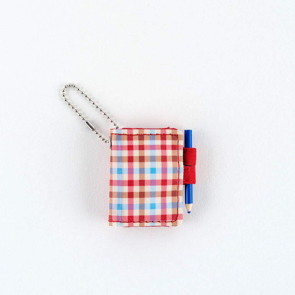 Hobonichi Techo Mini Keychain (Bright Plaid)