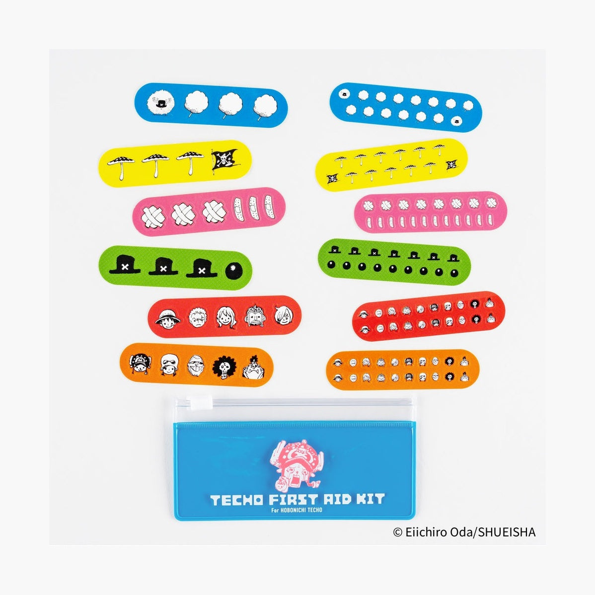 Hobonichi Techo ONE PIECE magazine: Chopper’s Techo First Aid Kit Stickers