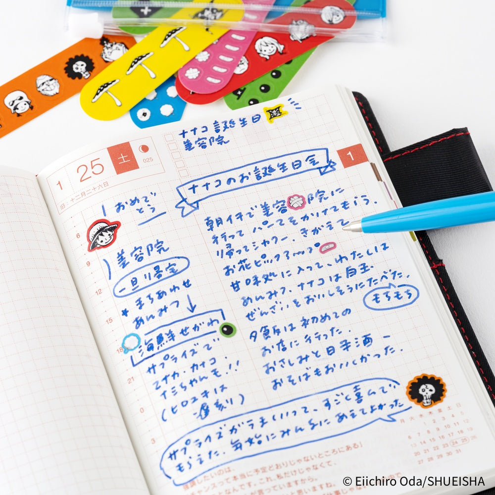 Hobonichi Techo ONE PIECE magazine: Chopper’s Techo First Aid Kit Stickers