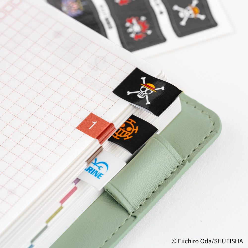 Hobonichi Techo ONE PIECE magazine: Pirate Flag Index Stickers