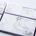 Hobonichi Techo ONE PIECE magazine: Sparkling Silver “Old Guys” Sticky Notes