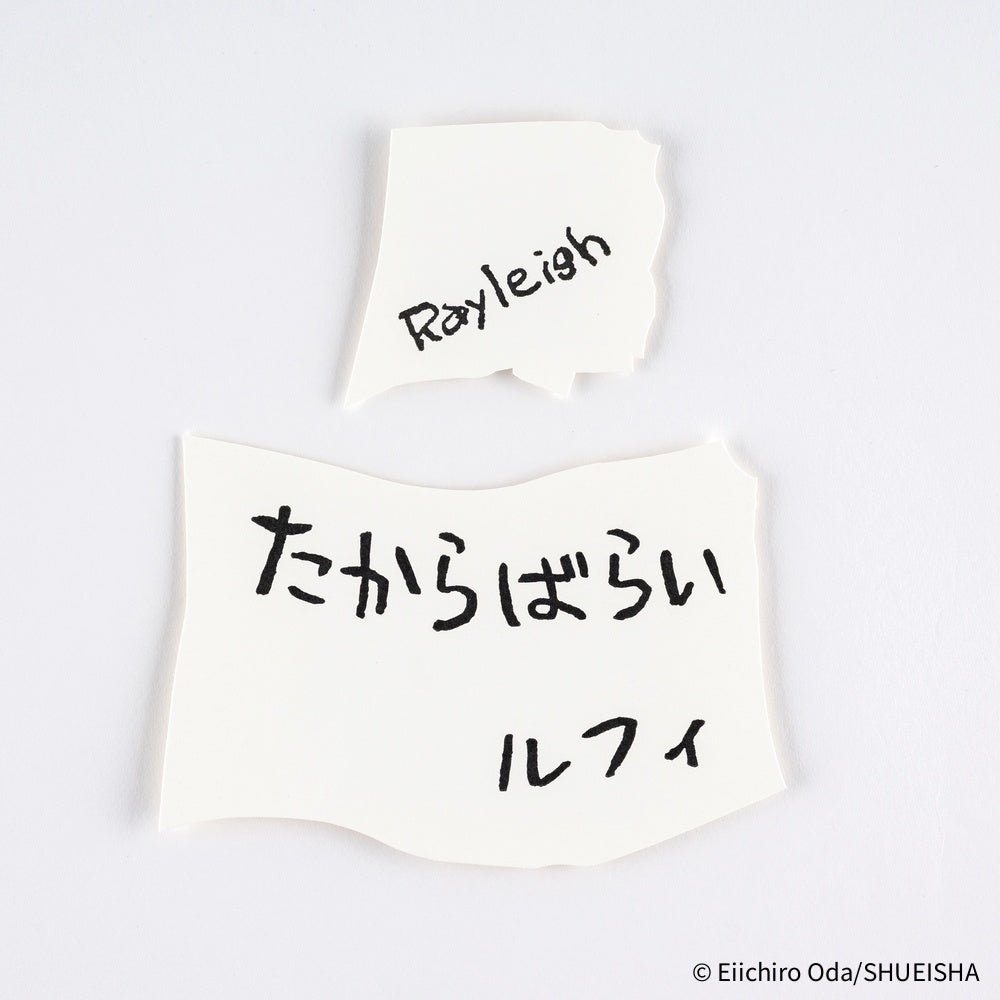 Hobonichi Techo ONE PIECE magazine: Vivre Card & Treasure Tab Letterpress Printed Card