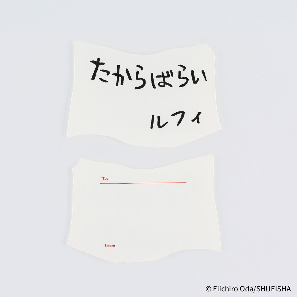 Hobonichi Techo ONE PIECE magazine: Vivre Card & Treasure Tab Letterpress Printed Card