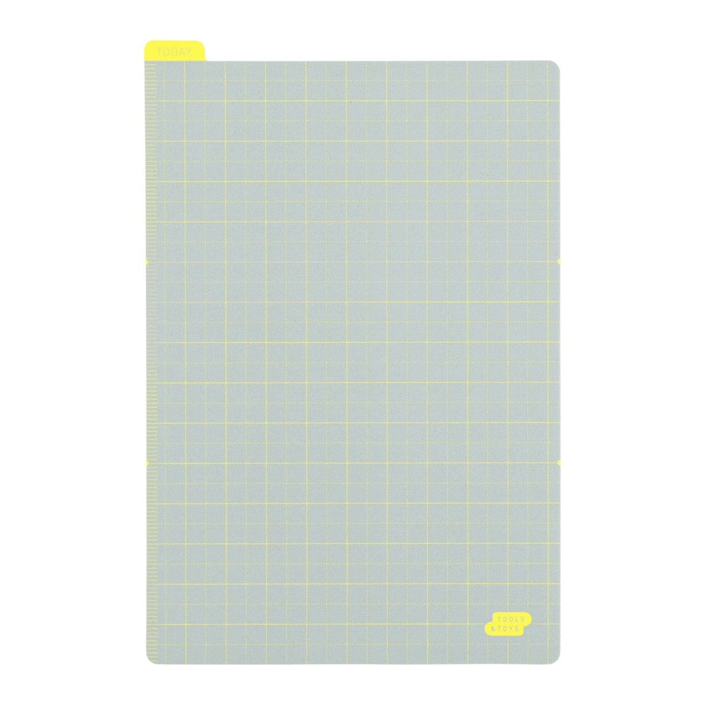 Hobonichi Techo Pencil Board for A6 Size Ice Gray x Yellow