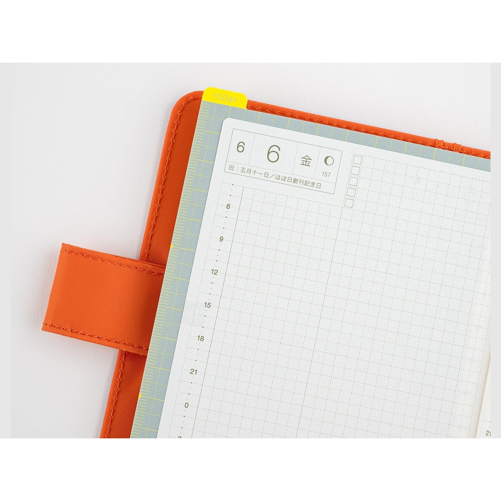 Hobonichi Techo Pencil Board for A6 Size Ice Gray x Yellow