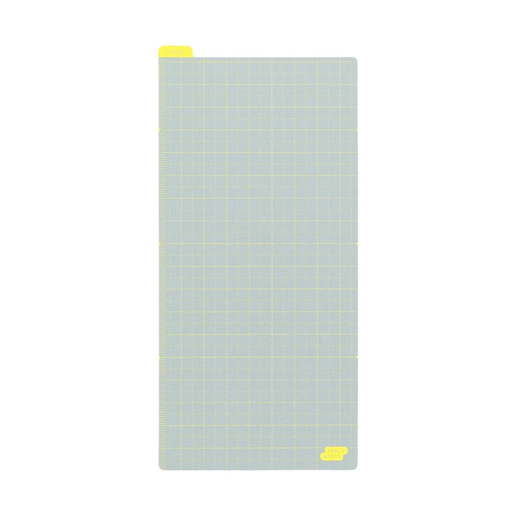 Hobonichi Techo Pencil Board for Weeks Ice Gray x Yellow