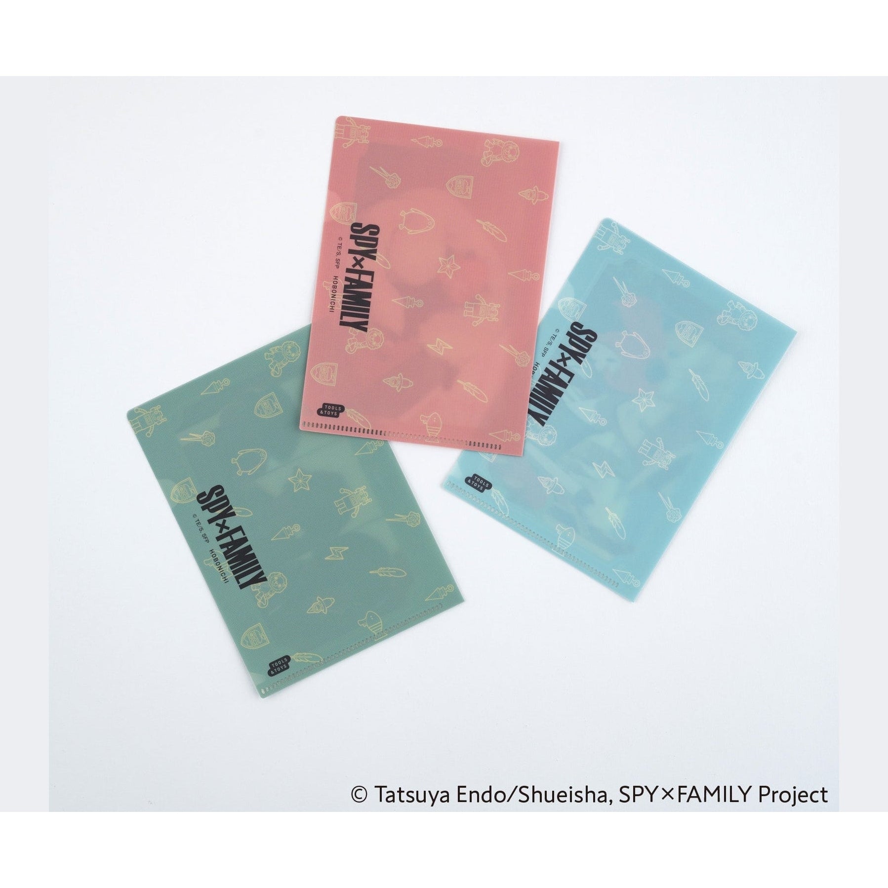 Hobonichi Techo SPY x FAMILY: Hobonichi Clear Folder Set of 3 for A6 Size SPY x FAMILY
